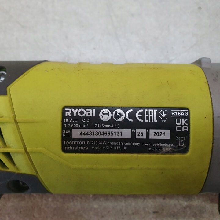 Комплект инструментов Ryobi дрель-шуруповерт и шлифмашина 2 шт., фото 6