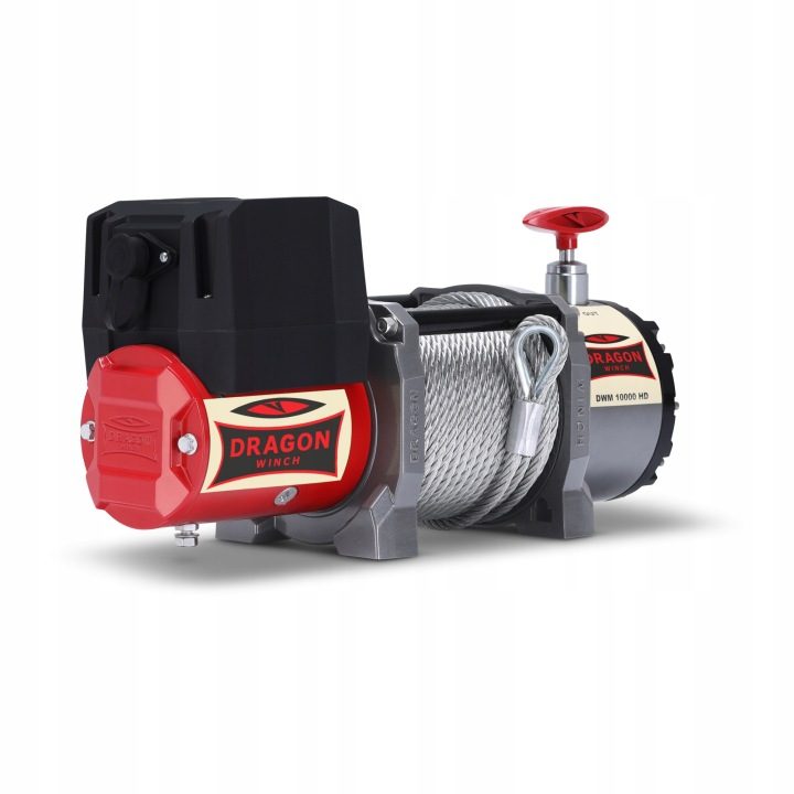Dragon Winch лебедка электрическая 12V 10000 lbs / 4536 кг с liną stalową, фото 4