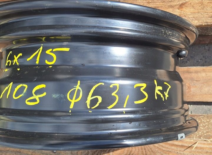 Штампованный диск Ford OE 6.0" x 15" 4x108 ET 49,5, фото 2