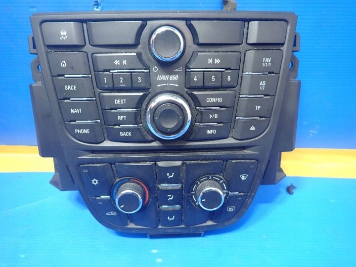 ПАНЕЛЬ МАГНИТОЛЫ КОНДИЦИОНЕРА OPEL ASTRA J 13435154, фото 1