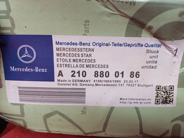 MERCEDES W210 95- ЗНАЧОК ЭМБЛЕМА ПЕРЕДНЯЯ A2108800186, фото 5