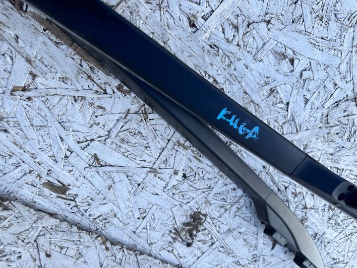 Kuga MK2 рестайлинг рейлинги на крышу черные комплект, фото 8