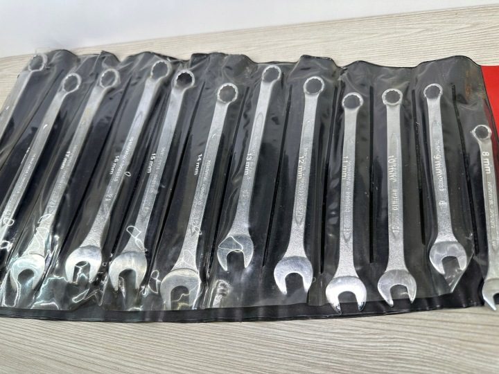 KINZO КОМПЛЕКТ КЛЮЧЕЙ РОЖКОВЫХ 8 шт. рожково накидной 8-19mm с wieszakiem, фото 3