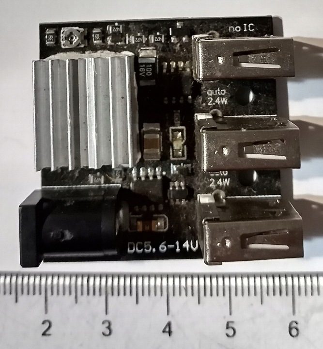 Модуль питания, преобразователь krokowa 5V/3A, 2xUSB QC3.0, фото 1
