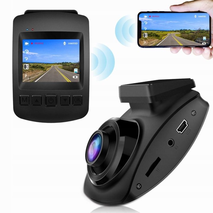 Видеорегистратор Wi-Fi Sony Датчик Full HD 1080P, фото 1