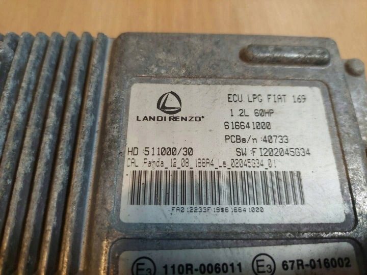 БЛОК УПРАВЛЕНИЯ ГБО FIAT 1.2 бензин 616641000 LANDI RENZO, фото 4
