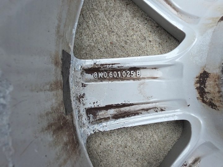 4× Литой диск Audi OE 8K0601025B 7.5" x 17" 5x112 ET 45, фото 11