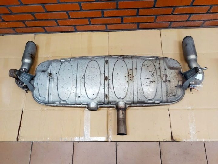 Глушитель Audi Q5 Quattro 2.0 TDI 2011 г., фото 4