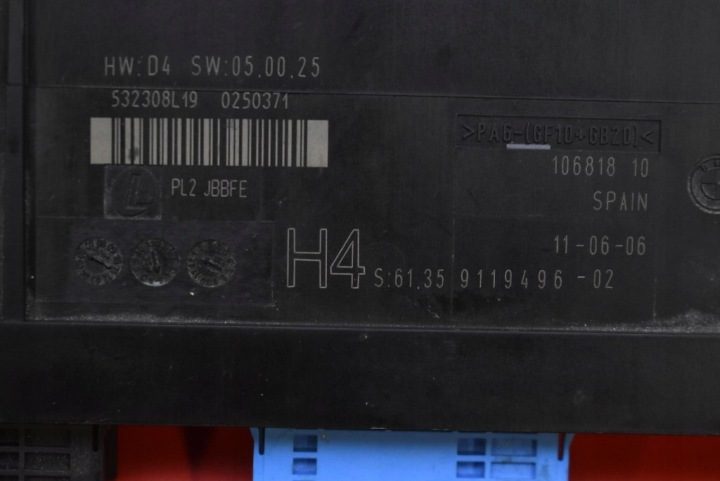 Блок комфорта 9119496 BMW E90 E91 2.0i 129 л.с. 04-10, фото 2