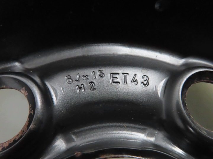 Штампованный диск Skoda OE 6.0" x 15" 5x100 ET 43, фото 3
