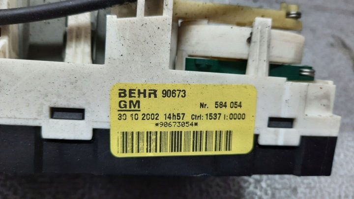 БЛОК УПРАВЛЕНИЯ КЛИМАТОМ OPEL ZAFIRA A 2.0D 02 г., фото 5