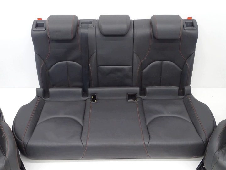 КОМПЛ. СИДЕНЬЯ ДИВАН ОБИВКА КОЖА + ОБШИВКИ SEAT LEON III 5F 3D FR С ПОДОГРЕВОМ, фото 9