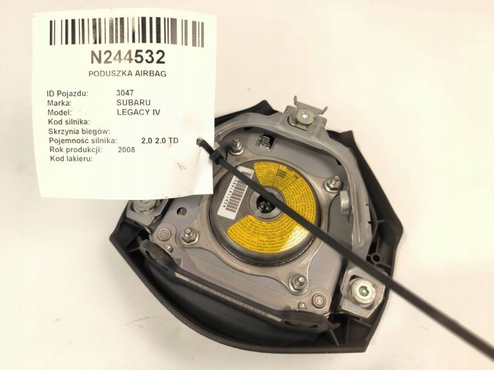 ПОДУШКА БЕЗОПАСНОСТИ SUBARU LEGACY IV, фото 4