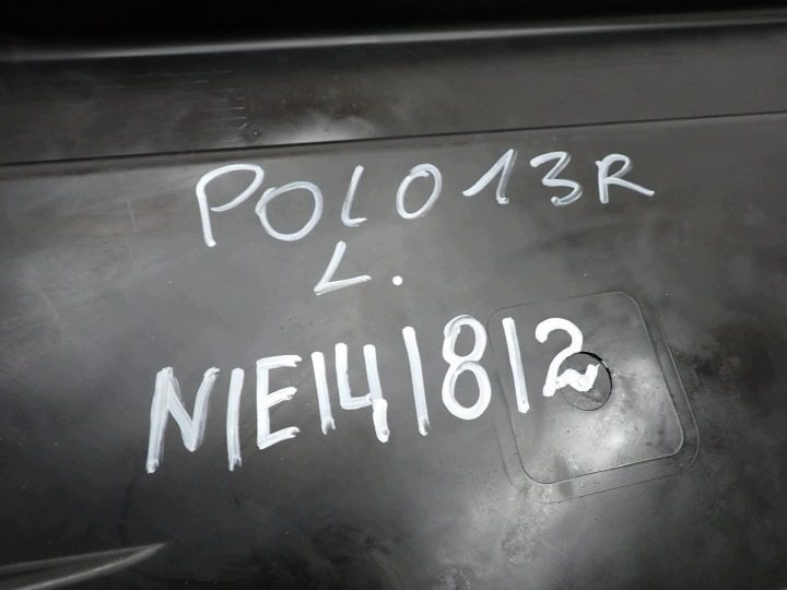 Защита днища левая оригинал 6Q0825201H VW Polo 6R 6C 13 г., фото 4