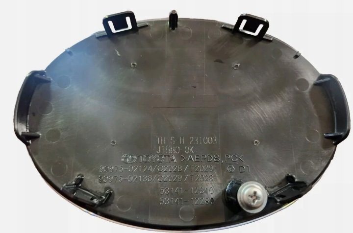 Оригинальная эмблема логотип решетка радиатора TOYOTA COROLLA 53141-12280 5314112280 передняя, фото 3