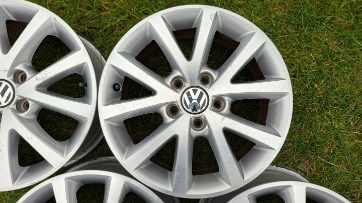 4× Литой диск Volkswagen OE 6.5" x 16" 5x112 ET 50, фото 8