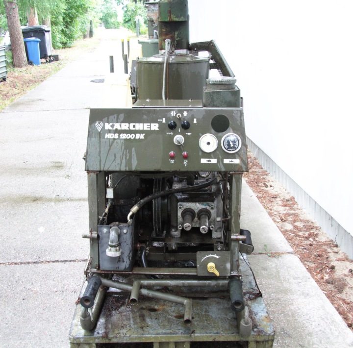 WOJSKOWA ТОПЛИВНАЯ PAROWO ВОДЯНАЯ МОЙКА KARCHER HDS 1200, фото 8