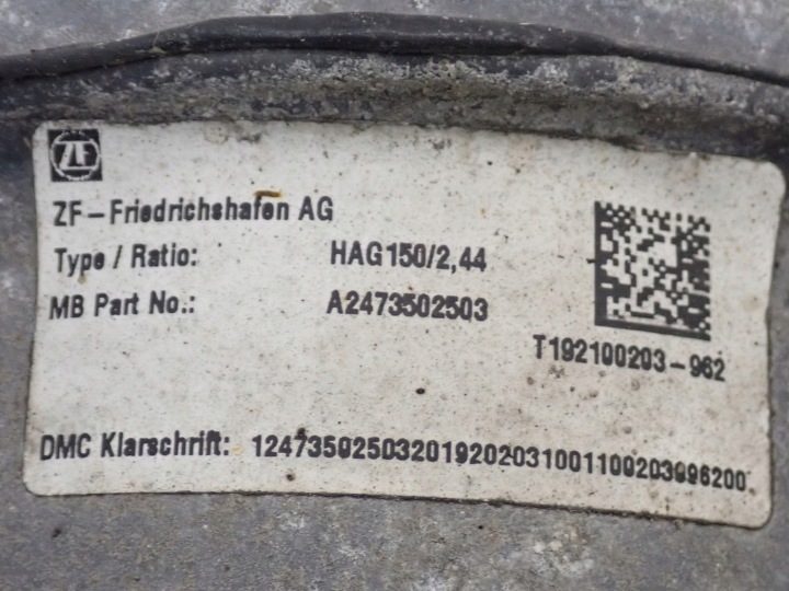 МОСТ ДИФФЕРЕНЦИАЛ ЗАДНИЙ A2473502503 MERCEDES A-КЛАСС W177 2.0 224 Л.С. 20 г., фото 12