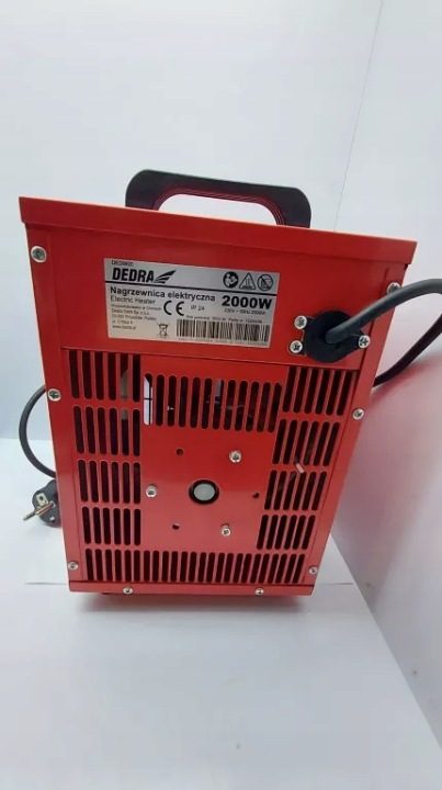 Отопитель электрический Dedra 2 кВт - DED9920 Вентилятор Обогреватель Farelka, фото 4