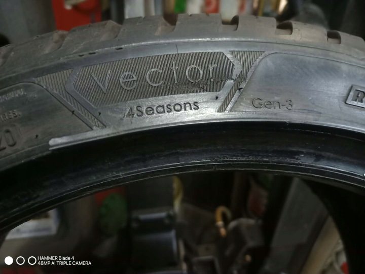 Шина всесезонная Goodyear Vector 4Seasons G3 225/40R18 92 Y сцепление на снегу (3PMSF), защита диска, усилитель (XL), фото 5