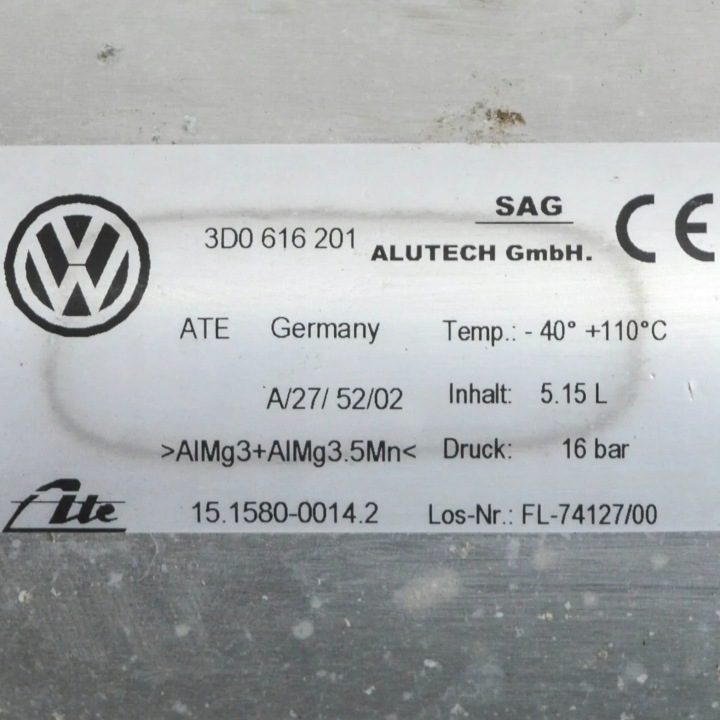 КОМПРЕССОР ПНЕВМОПОДВЕСКИ VW PHAETON (3D_) 3D0616201 2541175 3.0L 165 кВт 2007, фото 6