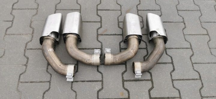 PORSCHE CAYENNE 9Y0 18- Насадки глушителя компл. 9Y0253824E 9Y0253826C, фото 4