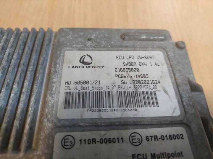 БЛОК УПРАВЛЕНИЯ ГБО SKODA 1.4 616565000 LANDI RENZO, фото 2