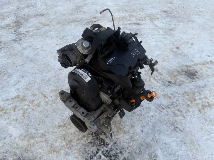 ДВИГАТЕЛЬ С POMPOWTRYSKAMI 1.9TDI BXE AUDI A3 8P GOLF V OCTAVIA TOURAN 03-13 R, фото 4