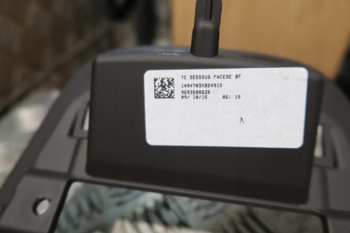 КАРКАС КРЕПЛЕНИЕ DEKORU СРЕДНЕГО ТОННЕЛЯ RENAULT ESPACE V LED 969358862R, фото 6
