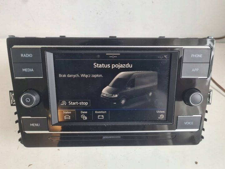 Магнитола автомобильная Volkswagen заводская 2-DIN CD RDS AUX, фото 1