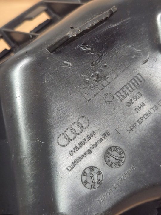 ВОЗДУХОВОД ВОЗДУХА ИНТЕРКУЛЕРА 8V5807946 AUDI RS3 8Y (2021-), фото 7