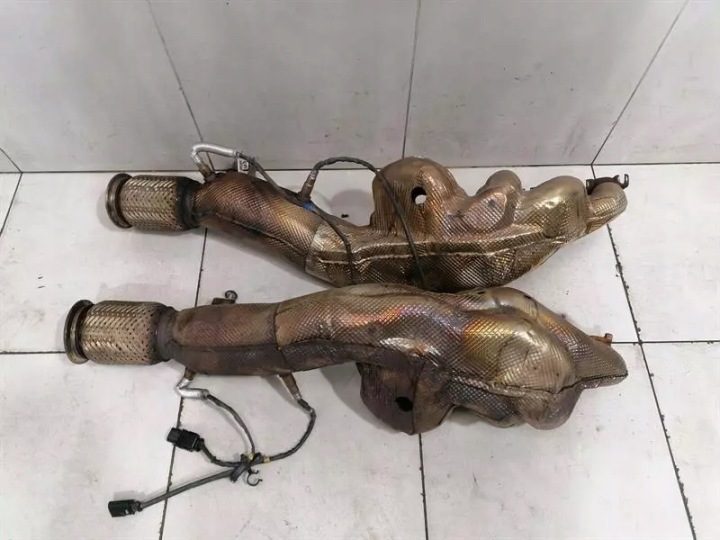 AUDI R8 4S CATALYTIC CONVERTER Manifold Комплект 420131090E Выхлоп 420251212T, фото 2