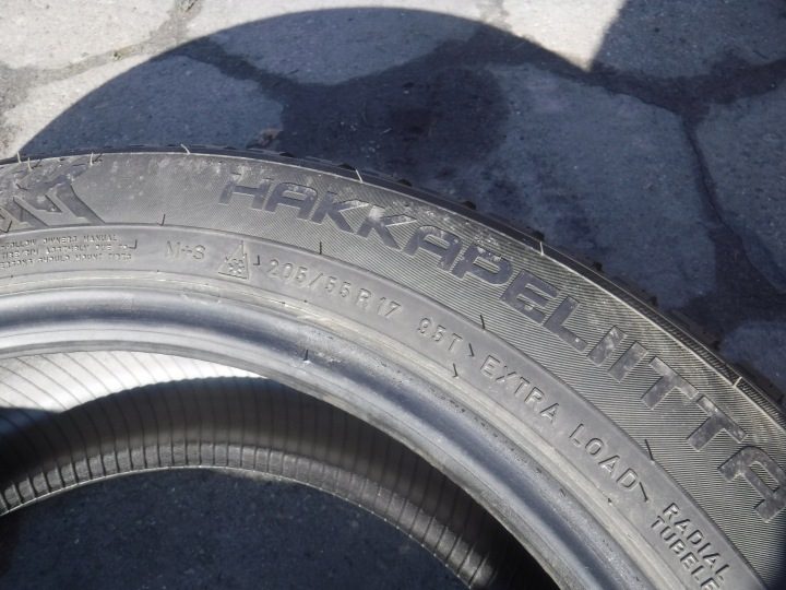 2× Шина зимняя Nokian Tyres Hakkapeliitta 8 205/55R16 94 т сцепление на снегу (3PMSF), усилитель (XL), фото 3