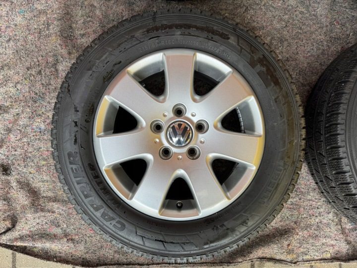 КОЛЕСА ДИСКИ ШИНЫ ЗИМНИЕ VW T5 T6 6.5J 16" ET51 5x120 215/65/R16 C, фото 3