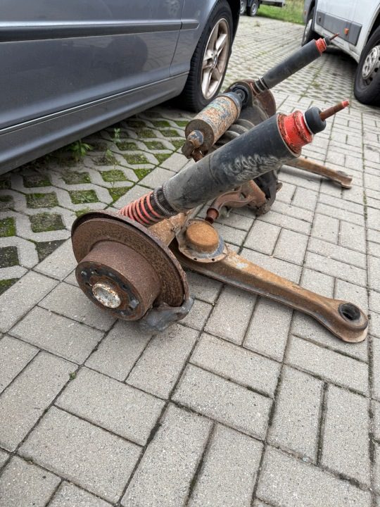 Подвеска задняя Mercedes W108 балка в сборе, фото 5