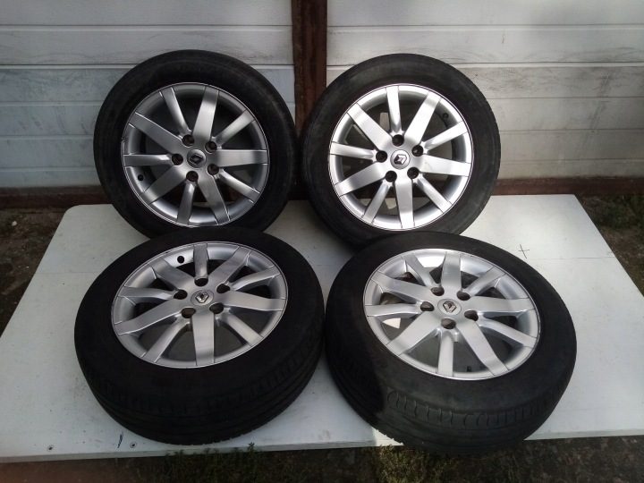 4× Литой диск Renault OE Renault Megane III 403000028R 6.5" x 16" 5x114.3, фото 1