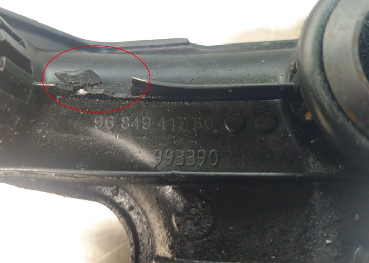 Впускной коллектор Peugeot Citroen Ford 1.6 HDI TDCI 9684941780, фото 4