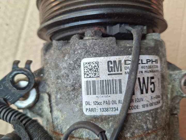 КОМПРЕССОР KLIMATYZACJI1.7 CDTI OPEL ASTRA J IV №. 13387234, фото 8