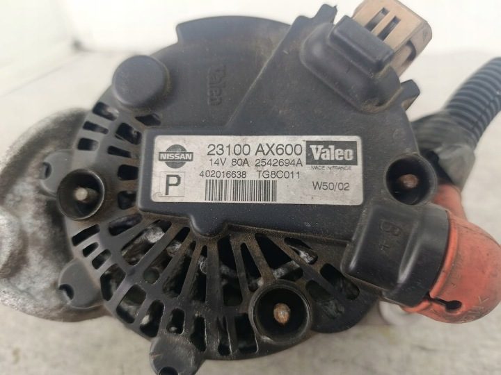 Генератор Nissan Micra III K12 23100AX600 2542694A Valeo 1.2 16V, фото 2