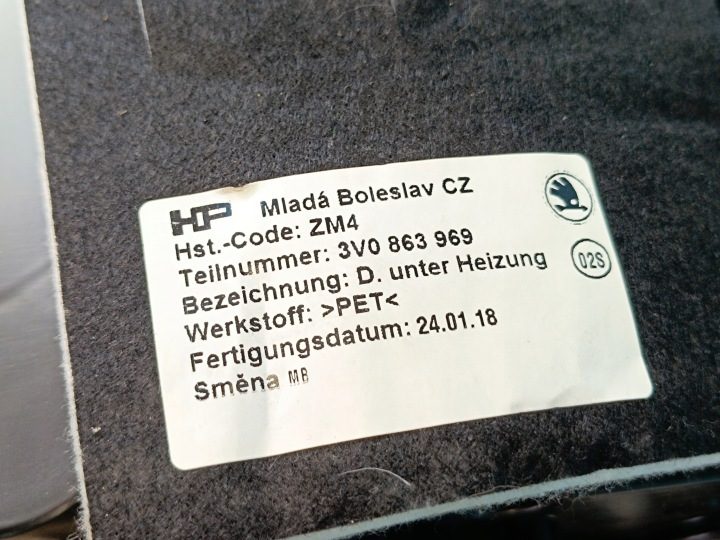 SKODA SUPERB 3 УНИВЕРСАЛ 2.0 TDI 140 кВт 2018 г. КОМБАЙН ОТОПИТЕЛЬ 5QH816005D, фото 13