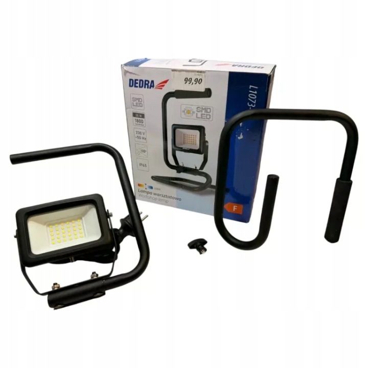 Лампа переносная 20W SMD LED, 2200lm, подставка, IP65, DEDRA L1073-2, фото 1