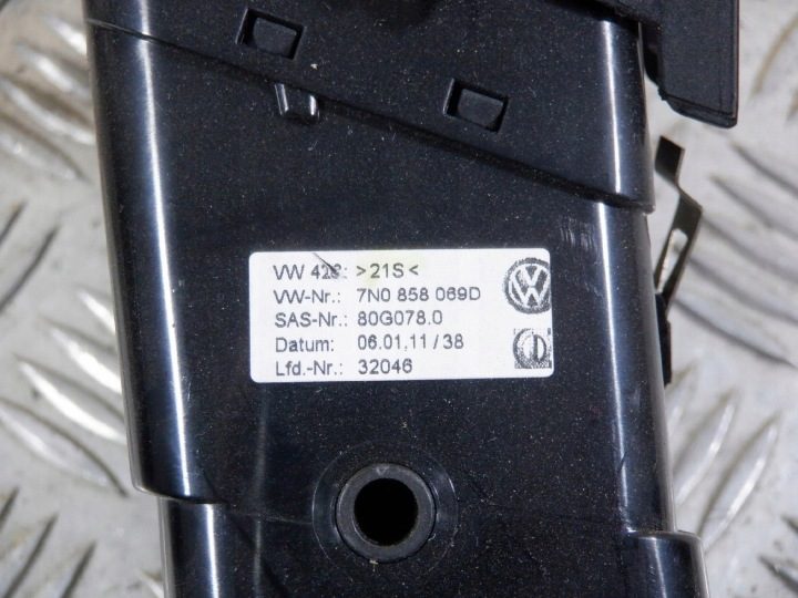 VW SHARAN РАМКА ДЕФЛЕКТОР ОБДУВА СРЕДНИЙ 7N0858069D, фото 5