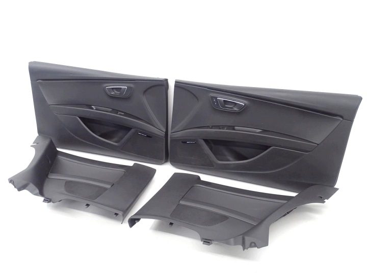 КОМПЛ. СИДЕНЬЯ ДИВАН ОБИВКА КОЖА + ОБШИВКИ SEAT LEON III 5F 3D FR С ПОДОГРЕВОМ, фото 12