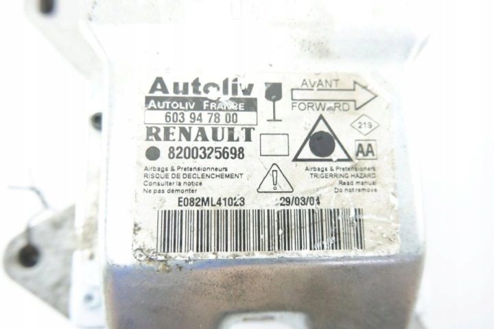 Датчик подушек Renault Laguna II 2001-2005 8200325698 SRS, фото 7