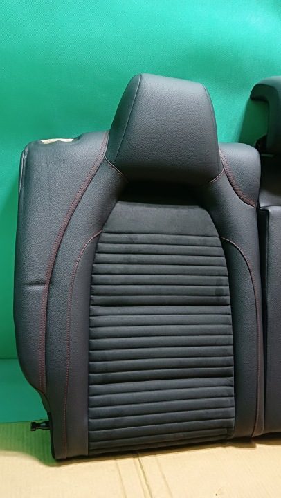 Диван задний кожа алькантара A-класс W176 AMG, фото 6