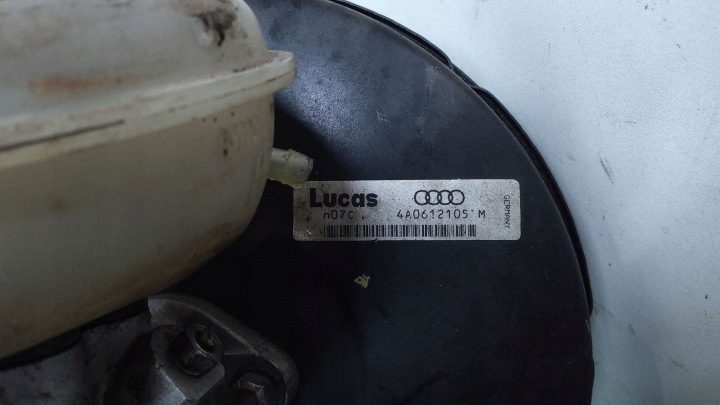 1993 Audi 80 90 S2 B4 Вакуумный усилитель тормозов 4A0612105M, фото 4