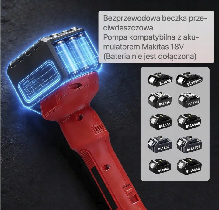 Помпа Насос Transferowa Аккумуляторный 18V Беспроводной Для Nawadniania, фото 4