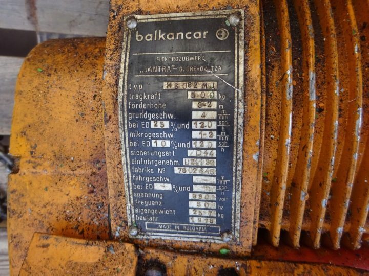 Лебедка цепная эл. 500 кг STEINBERG SBS-ECH-500/3 10030798, фото 7
