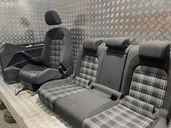 СИДЕНЬЯ С ПОДОГРЕВОМ ДИВАН ОБШИВКИ САЛОН VW VOLKSWAGEN GOLF VII GTD ХЭТЧБЕК, фото 15