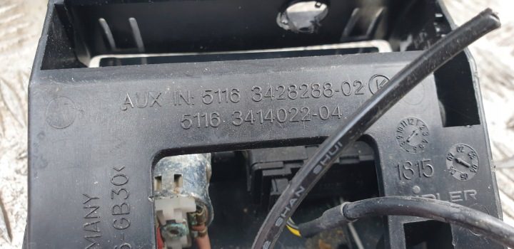 BMW x3 e83 прикуриватель гнездо AUX 3428288, фото 5